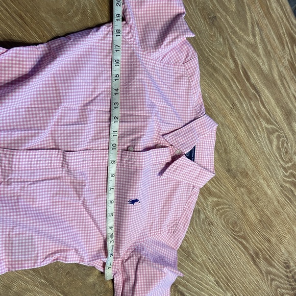 Polo Ralph Lauren short  sleeves button down shirt size 4 pink/white - Picture 5 of 5